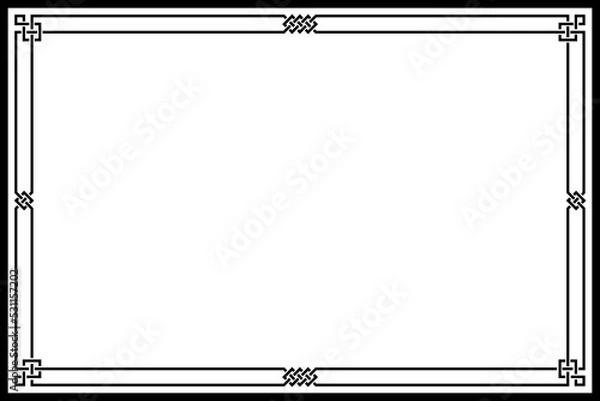 Fototapeta Celtic photo frame