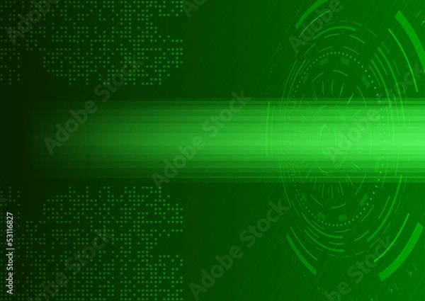 Fototapeta Futuristic abstract transparent background - concept
