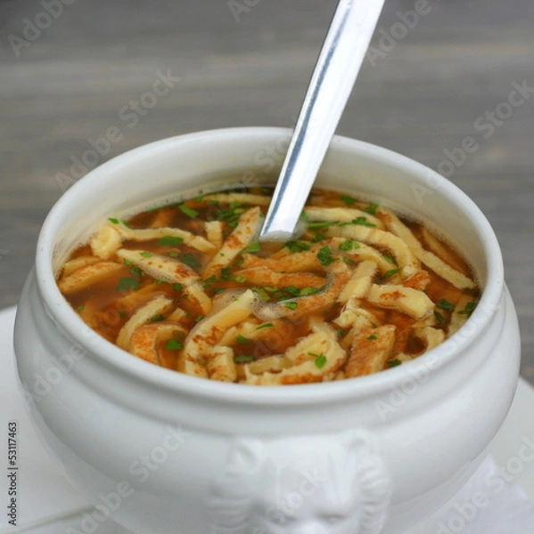 Obraz Flädlesuppe
