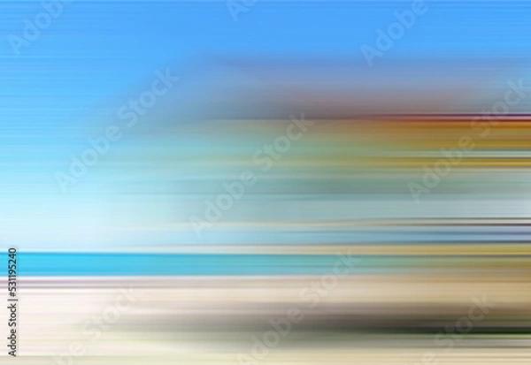 Fototapeta abstract blue background with waves
