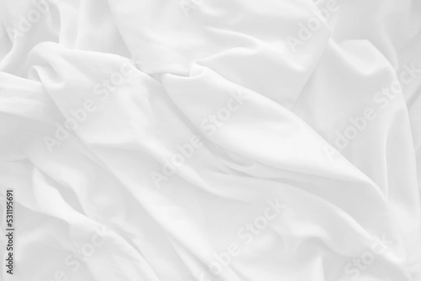 Obraz white silk background