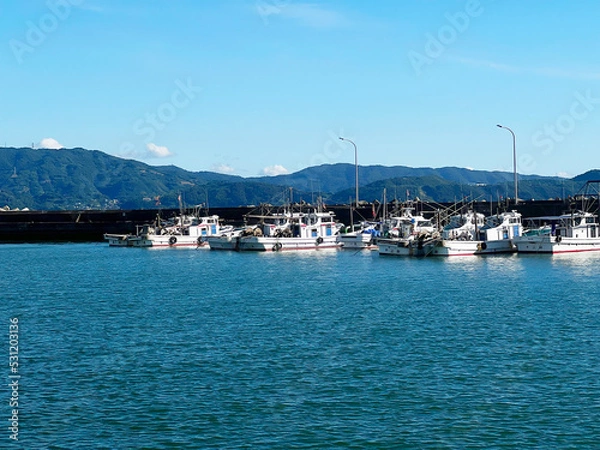 Obraz ７月の和歌山県　和歌浦漁港