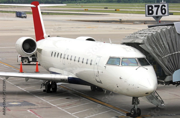 Obraz regional jet parket at gate