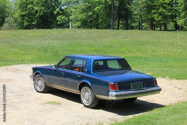Obraz cxlassic car parked 