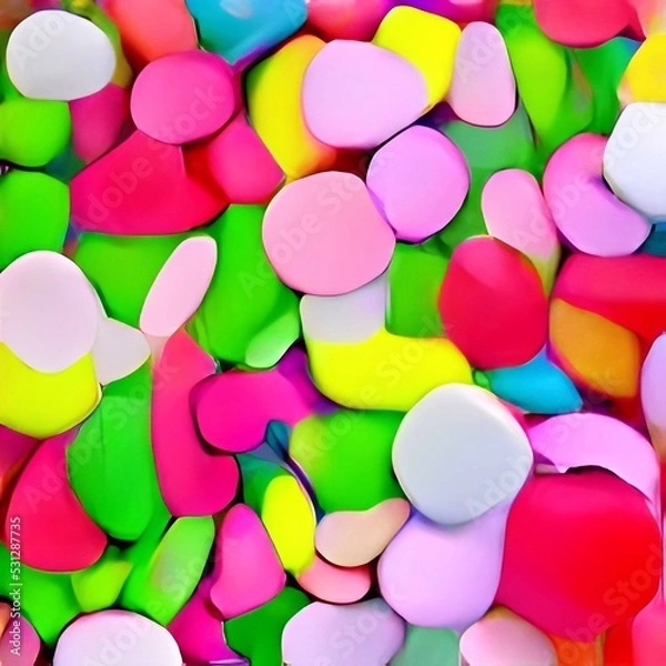 Obraz Colorful peddles background