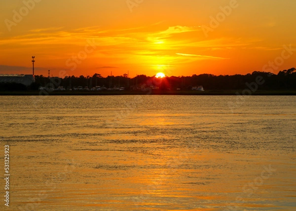 Obraz Jacksonville Beach Sunset