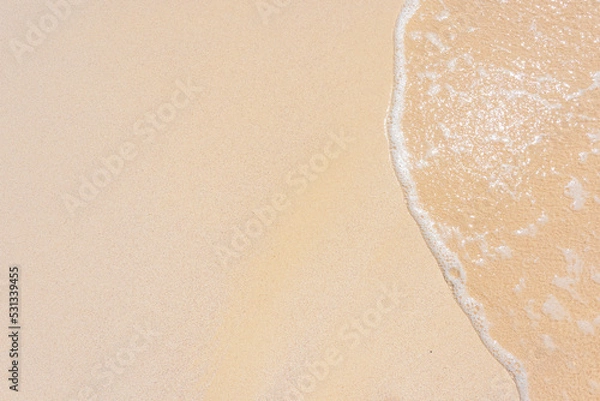 Fototapeta 美しいビーチの波打ち際