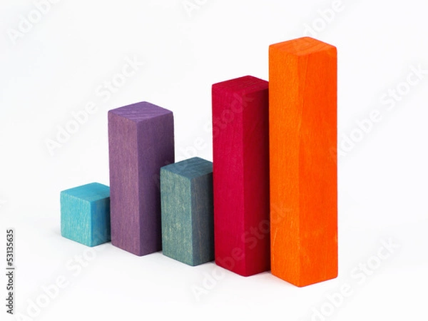 Obraz Infografik / Balkendiagramm