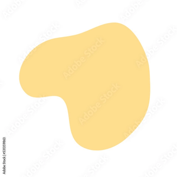 Obraz Abstract blob organic modern shape background