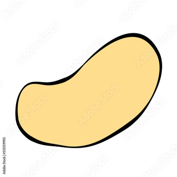 Obraz Abstract blob organic modern shape background