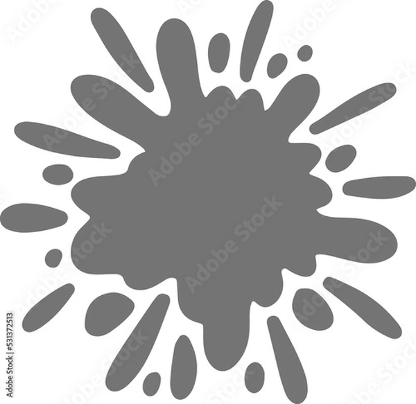 Obraz Colorful Splatter Abstract Shape
