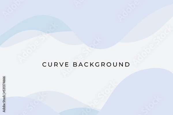 Fototapeta Minimalist curve background