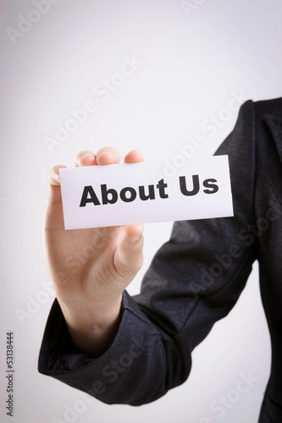 Fototapeta about us