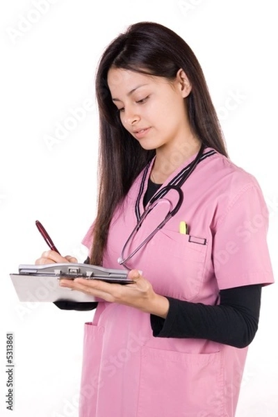 Fototapeta Nurse charting