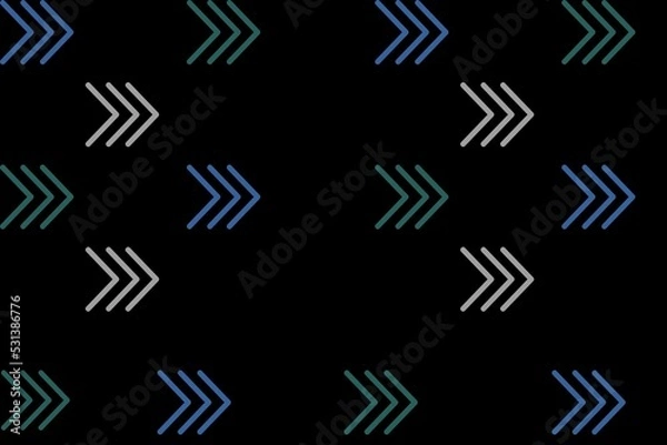 Fototapeta Black abstract background with colorful elements