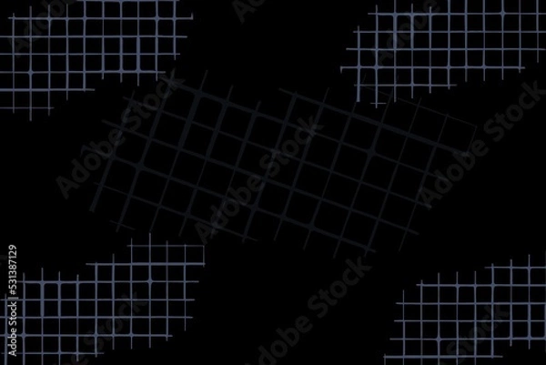 Obraz black abstract background with purple line elements