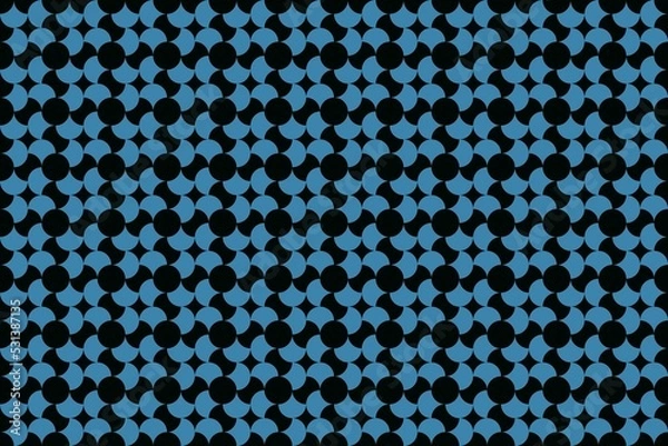 Obraz Abstract background with black and blue pattern