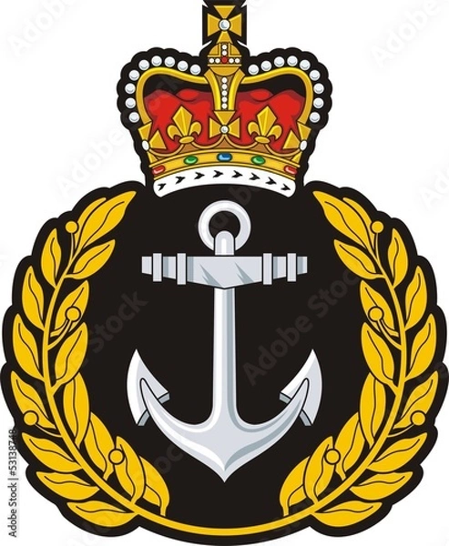 Obraz Navy cap badge