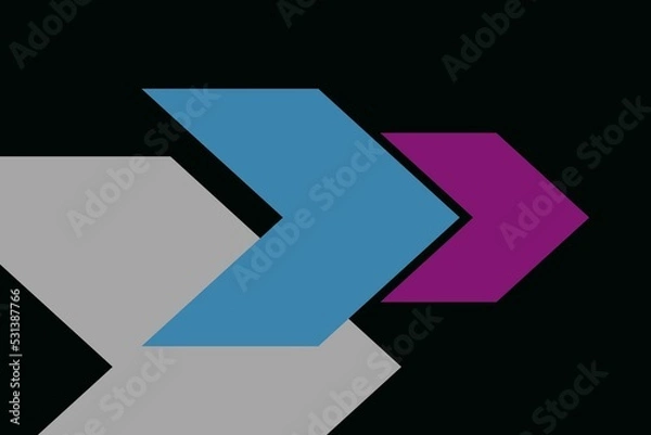 Obraz black abstract background with colorful elements