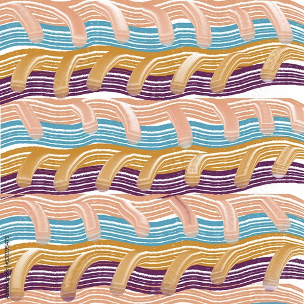 Fototapeta seamless pattern with stripes