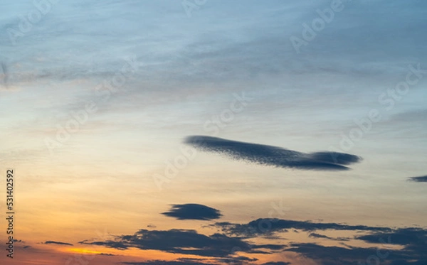 Fototapeta clouds over the sky