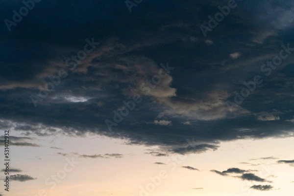 Fototapeta clouds over the sky