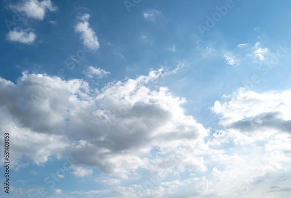 Fototapeta blue sky with clouds