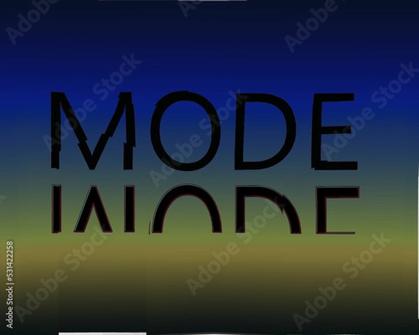 Fototapeta word on blue background