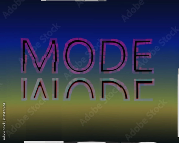 Fototapeta 3d render of a sign