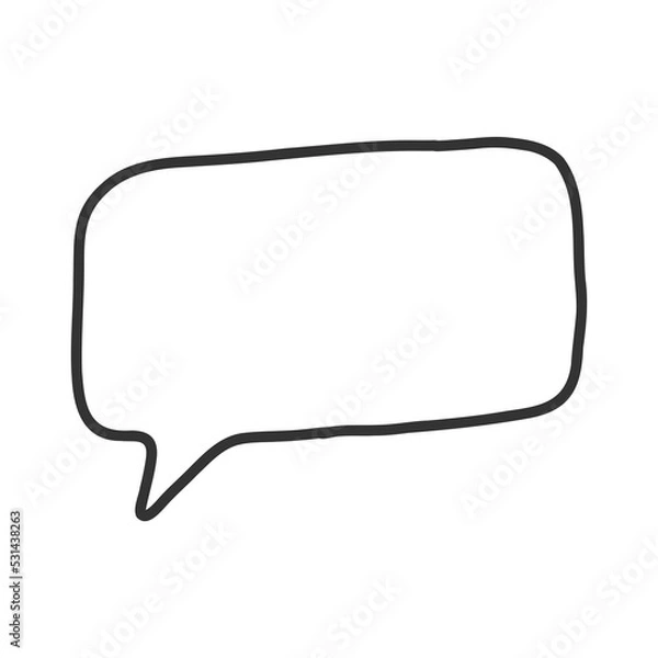 Fototapeta chat bubble icon