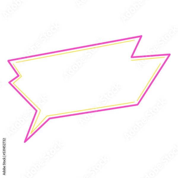 Fototapeta bubble text comic