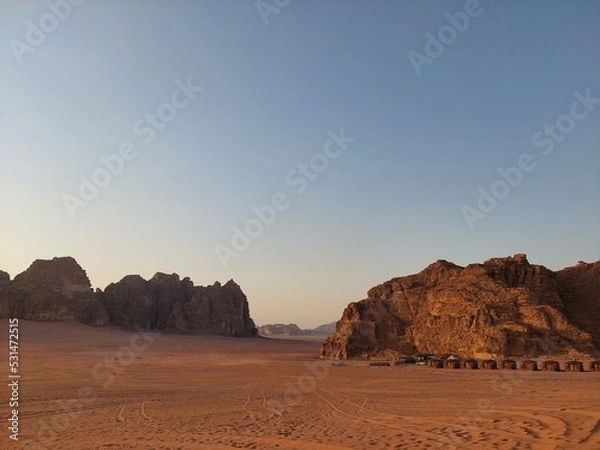 Obraz sunset in desert