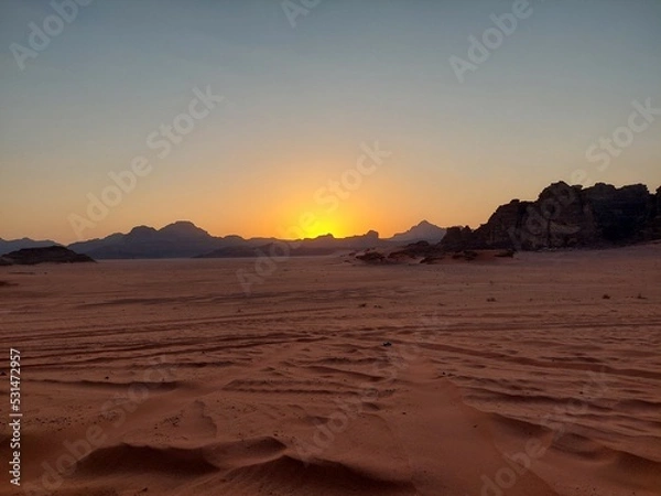 Obraz sunset at the beach