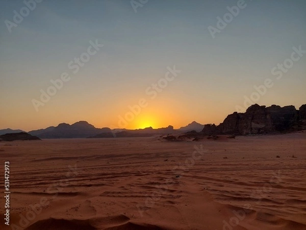 Obraz sunset on the beach