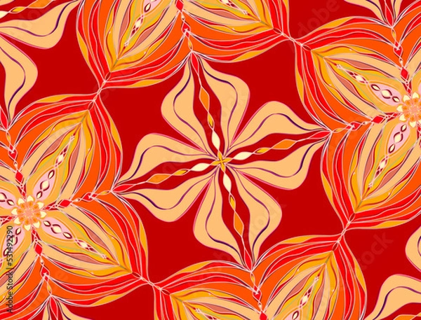 Obraz seamless floral pattern