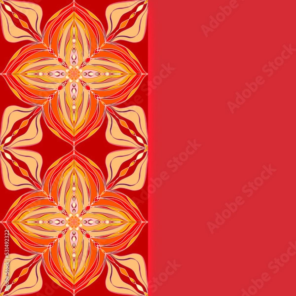 Obraz abstract floral background