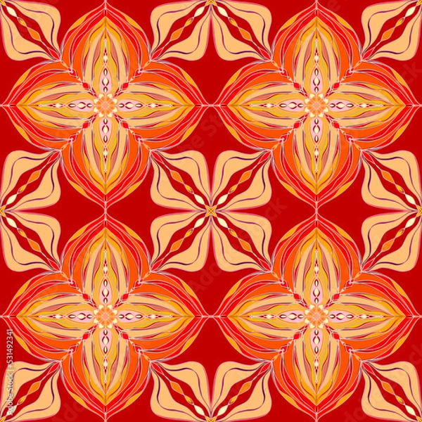 Obraz seamless floral pattern