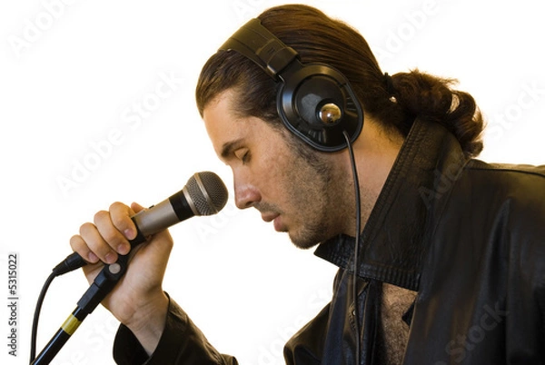 Obraz Latino Rock Star Getting Romantic