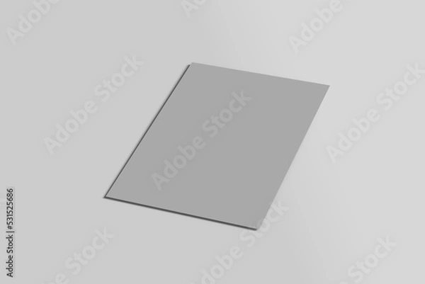 Obraz Blank white paper mockup