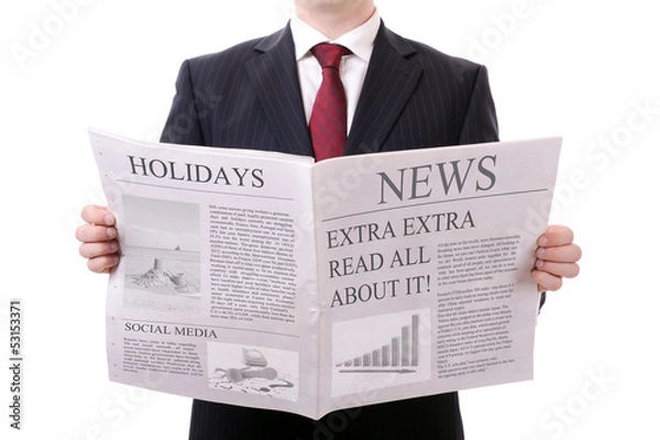 Obraz blank newspaper