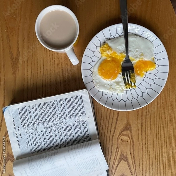 Obraz book and glasses