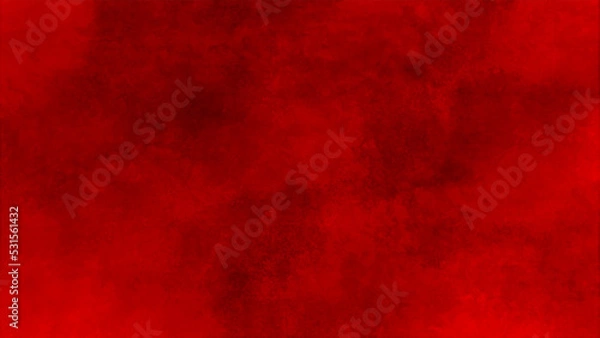 Fototapeta Highly detailed red grunge background or paper with vintage texture and space for your text, image or border frame