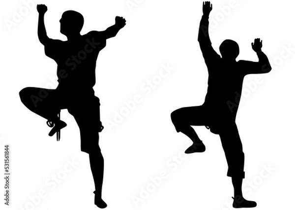 Obraz Climb in black