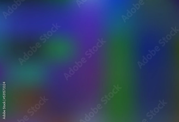 Obraz Dark BLUE vector abstract bokeh pattern.