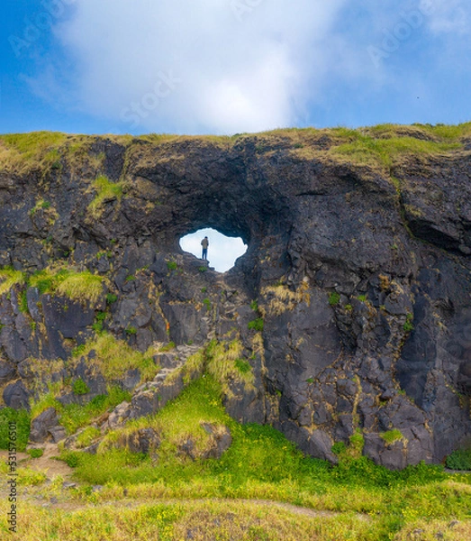 Obraz landscape with sky and clouds