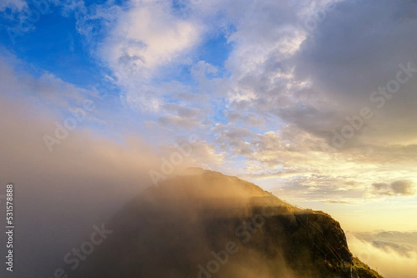 Obraz sunrise over the mountains