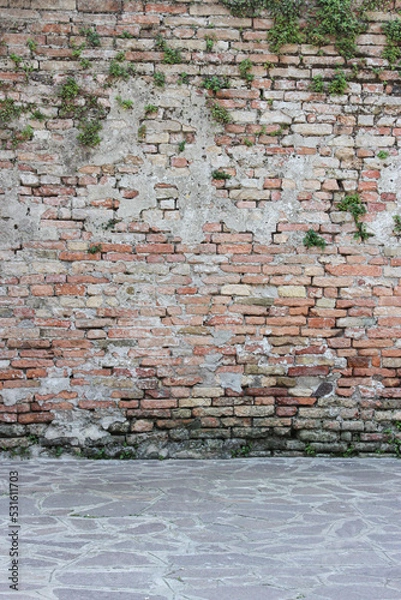 Obraz Old brick wall, texture