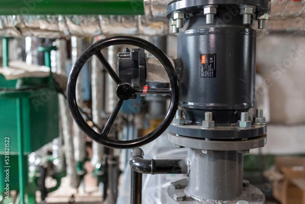 Fototapeta machine in factory