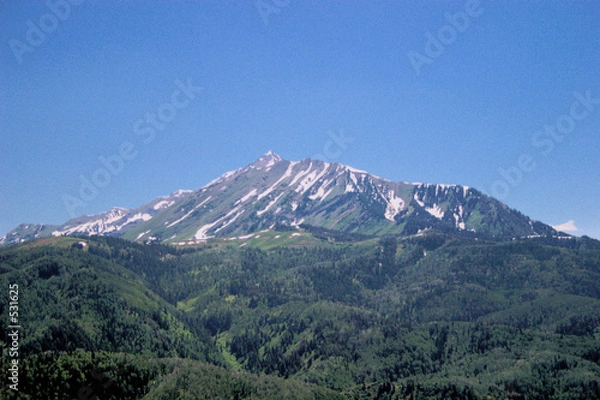 Obraz mountain profile