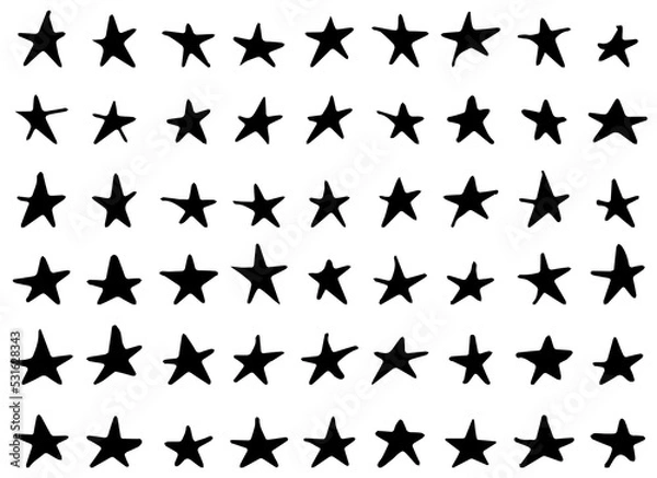 Obraz star vector design illustration isolated on white background